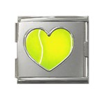 tennis Mega Link Heart Italian Charm (18mm)