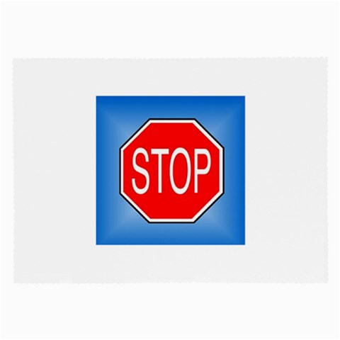 stopsign Glasses Cloth (Large) from ArtsNow.com Front