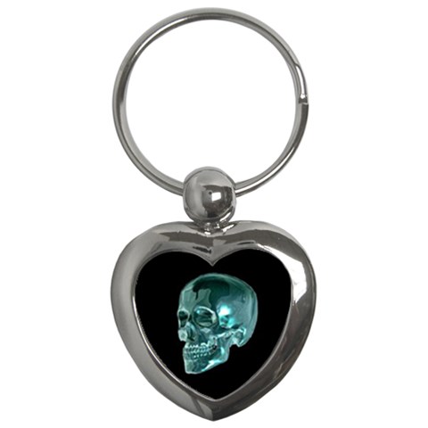 skull graphic Key Chain (Heart) from ArtsNow.com Front