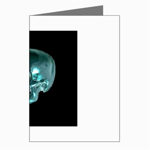 skull graphic Greeting Cards (Pkg of 8) from ArtsNow.com Left