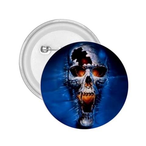 skull 2.25  Button from ArtsNow.com Front