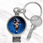 skull Nail Clippers Key Chain