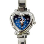 skull Heart Italian Charm Watch