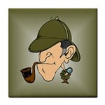 sherlock homes Tile Coaster