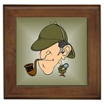 sherlock homes Framed Tile