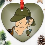 sherlock homes Ornament (Heart)