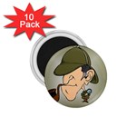 sherlock homes 1.75  Magnet (10 pack) 