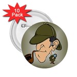 sherlock homes 2.25  Button (10 pack)