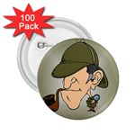 sherlock homes 2.25  Button (100 pack)