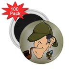 sherlock homes 2.25  Magnet (100 pack) 