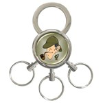 sherlock homes 3-Ring Key Chain