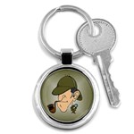 sherlock homes Key Chain (Round)