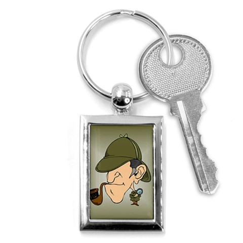 sherlock homes Key Chain (Rectangle) from ArtsNow.com Front