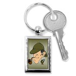 sherlock homes Key Chain (Rectangle)