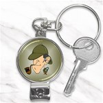 sherlock homes Nail Clippers Key Chain
