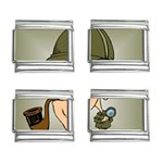 sherlock homes 9mm Italian Charm (4 pack)