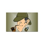 sherlock homes Sticker (Rectangular)