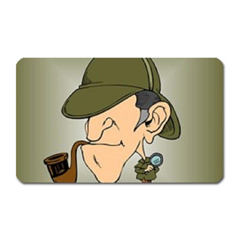 sherlock homes Magnet (Rectangular) from ArtsNow.com Front