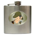 sherlock homes Hip Flask (6 oz)
