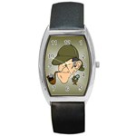 sherlock homes Barrel Style Metal Watch