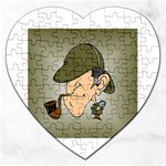sherlock homes Jigsaw Puzzle (Heart)