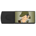 sherlock homes USB Flash Drive Rectangular (4 GB)