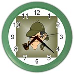 sherlock homes Color Wall Clock