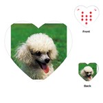 poodle Playing Cards (Heart)