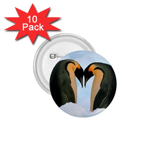 penguin 1.75  Button (10 pack)  from ArtsNow.com Front