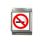 no smoking Italian Charm (13mm)