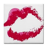 lips Tile Coaster