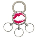 lips 3-Ring Key Chain
