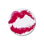 lips Rubber Round Coaster (4 pack)