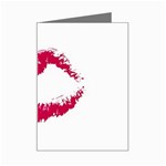 lips Mini Greeting Card