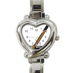 hockey Heart Italian Charm Watch