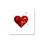 heart 2 Magnet (Square)