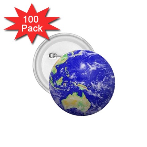 globe 1.75  Button (100 pack)  from ArtsNow.com Front