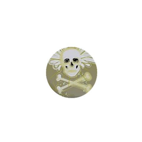 flying skull 1  Mini Button from ArtsNow.com Front