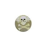 flying skull 1  Mini Button