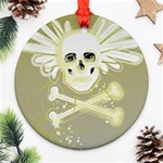 flying skull Ornament (Round)