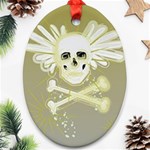 flying skull Ornament (Oval)