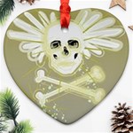 flying skull Ornament (Heart)