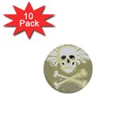 flying skull 1  Mini Button (10 pack) 