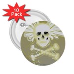 flying skull 2.25  Button (10 pack)