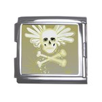 flying skull Mega Link Italian Charm (18mm)