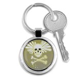 flying skull Key Chain (Round)