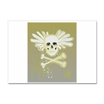 flying skull Sticker A4 (10 pack)