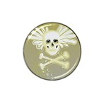 flying skull Hat Clip Ball Marker