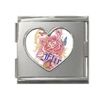 flirt Mega Link Heart Italian Charm (18mm)