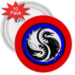 dragon 3  Button (10 pack)